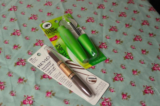 Drugstore Eye Makeup Revlon Fantasy Brows Covergirl Clump Crusher mascara