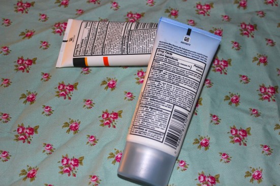 Neutrogena SPF Sunscreen back