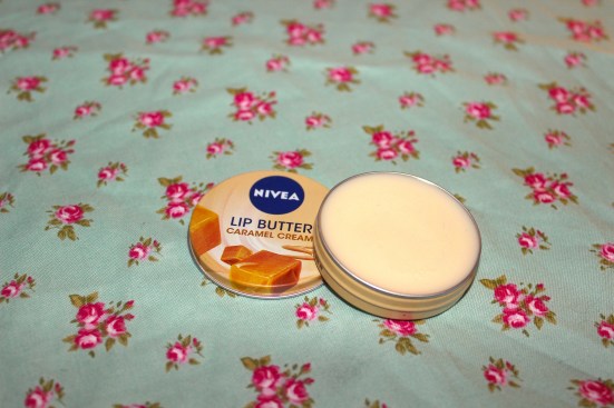Nivea lip butter caramel long haul skincare routine