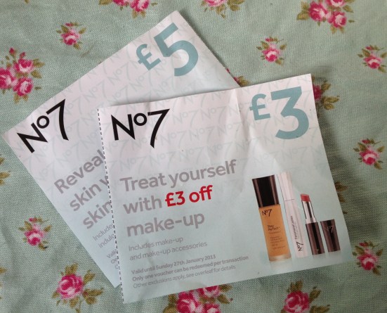 Boots No7 Vouchers