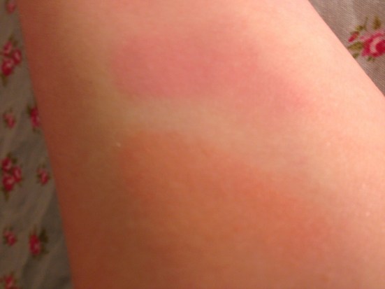 Topshop makeup cosmetics beauty up in the air blush duo louise tray review swatch