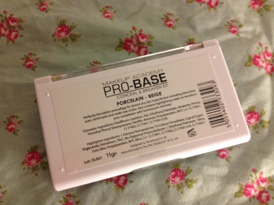 MUA Pro Base Conceal and Brighten Kit Porcelain Swatch Review