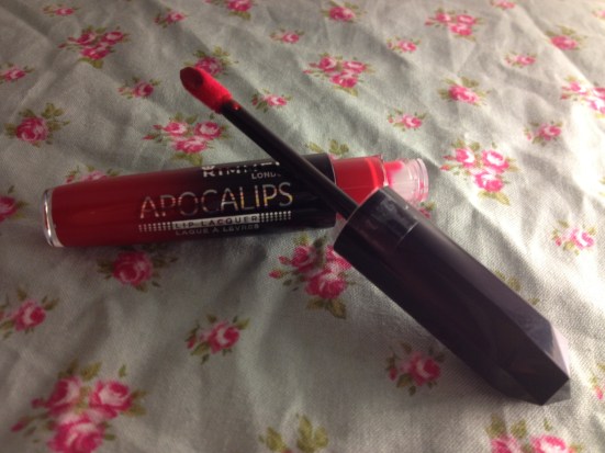 rimmel apocalips lipstick lip gloss balm lacquer swatch review