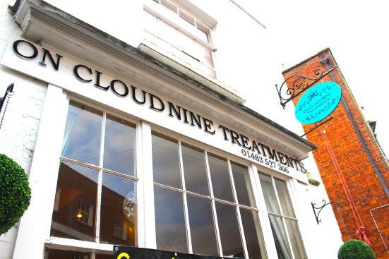 On Cloud Nine beauty godalming treatment massage review front