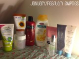 January/February Empties