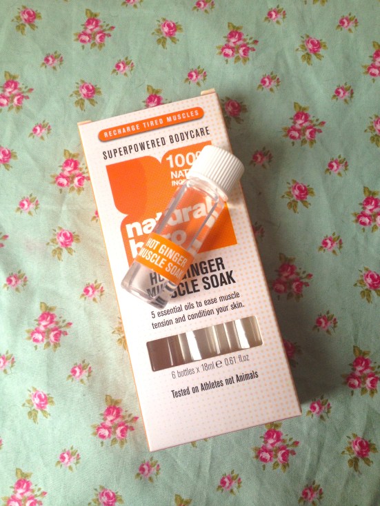 Natural Hero Hot Ginger Muscle Soak Vial Bottle Review