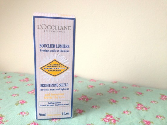 L'Occitane Immortelle Brightening Shield SPF 40 Review