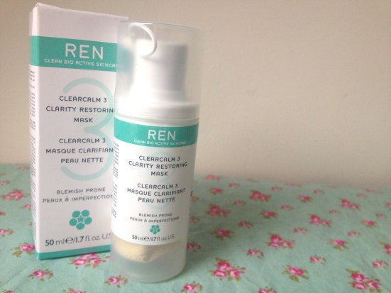 REN Clearcalm 3 Clarity Restoring Mask Bottle Review Blemish Prone