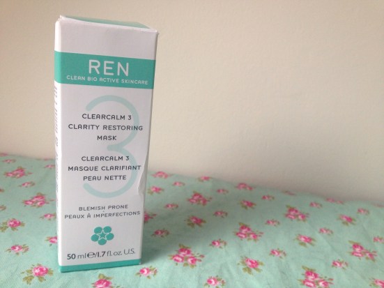 REN Clearcalm 3 Clarity Restoring Mask Box Review Skincare Blemish