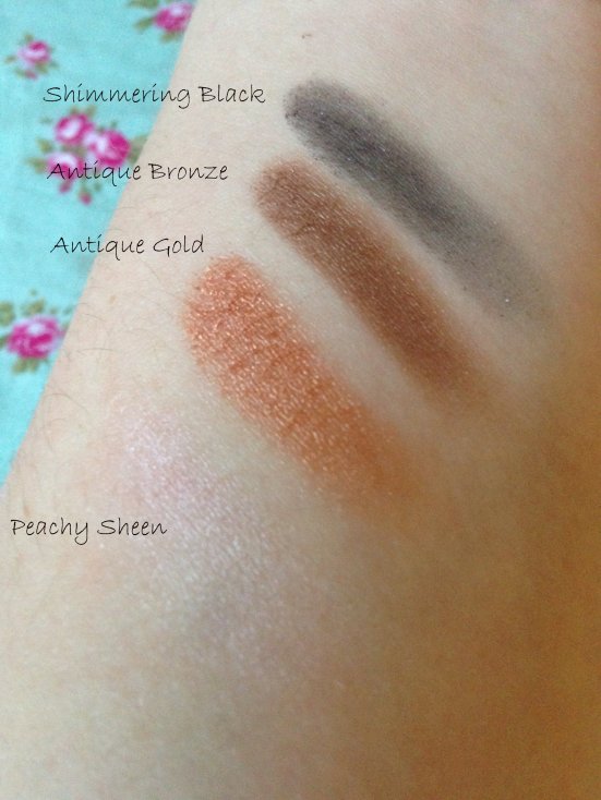 Lily Lolo Molten Bronze Quad Swatched